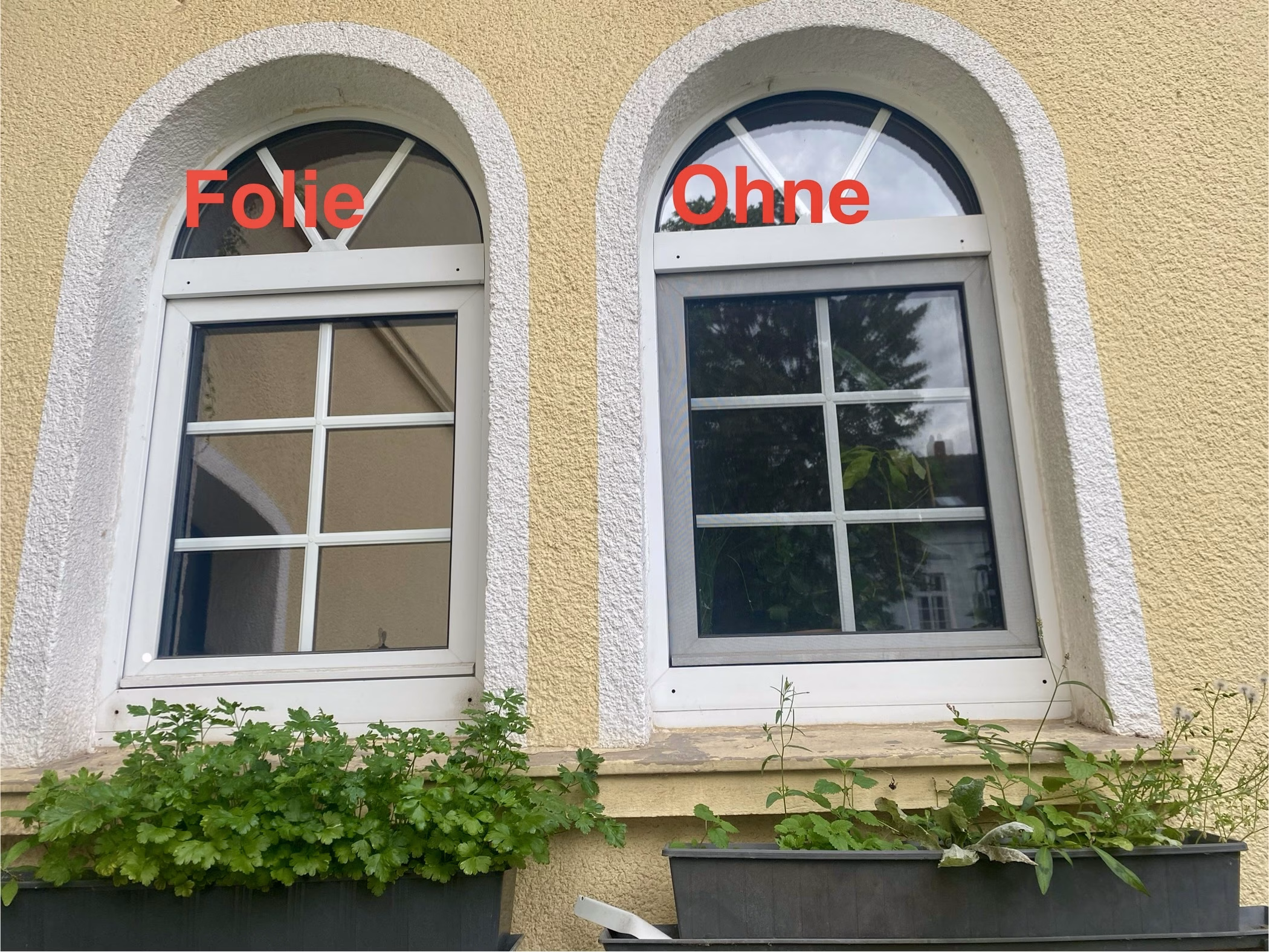 Spion-Spiegelfolie, bronze verspiegelt