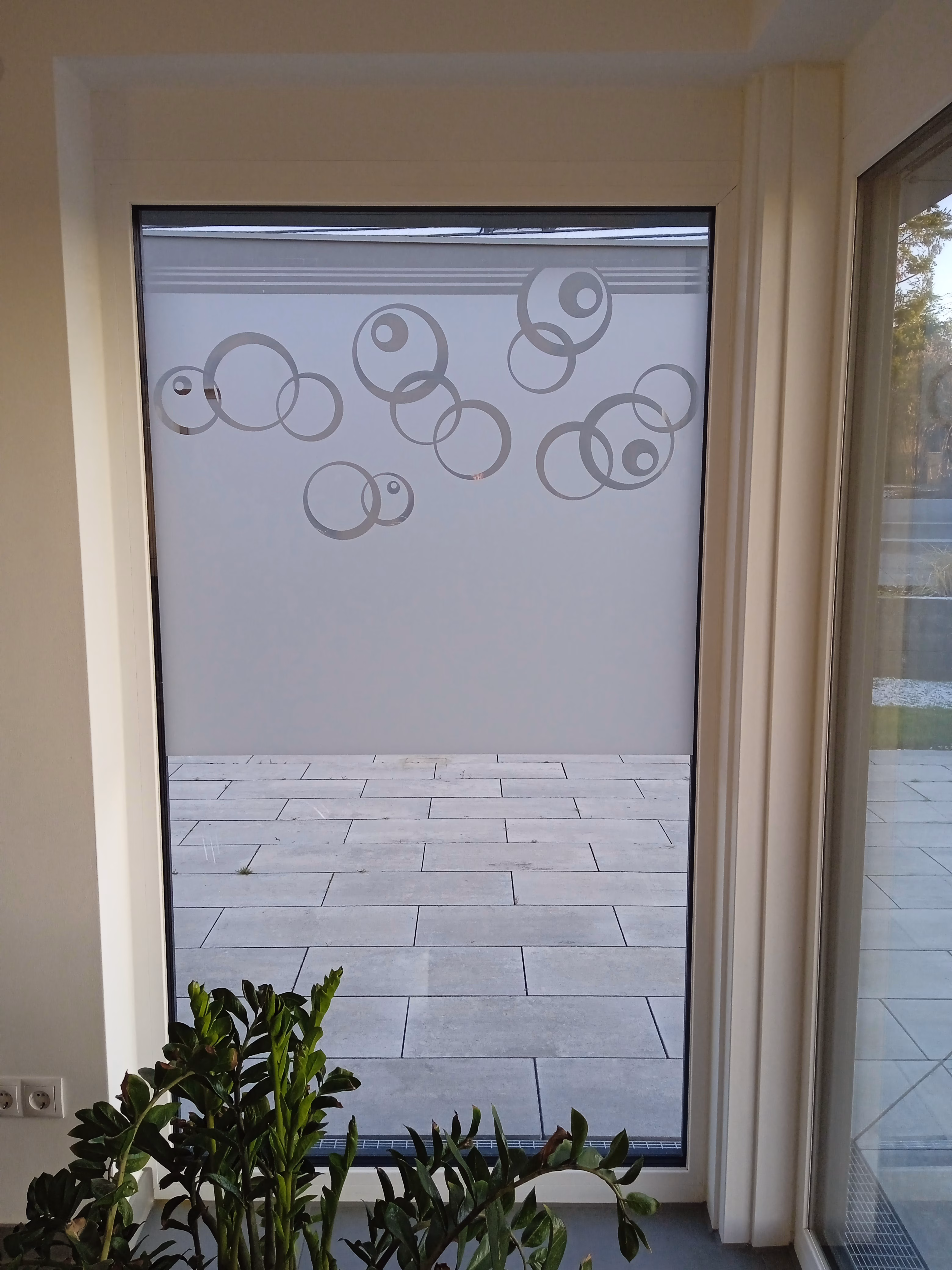 Glasdekor für Fenster, Bubbleeyes