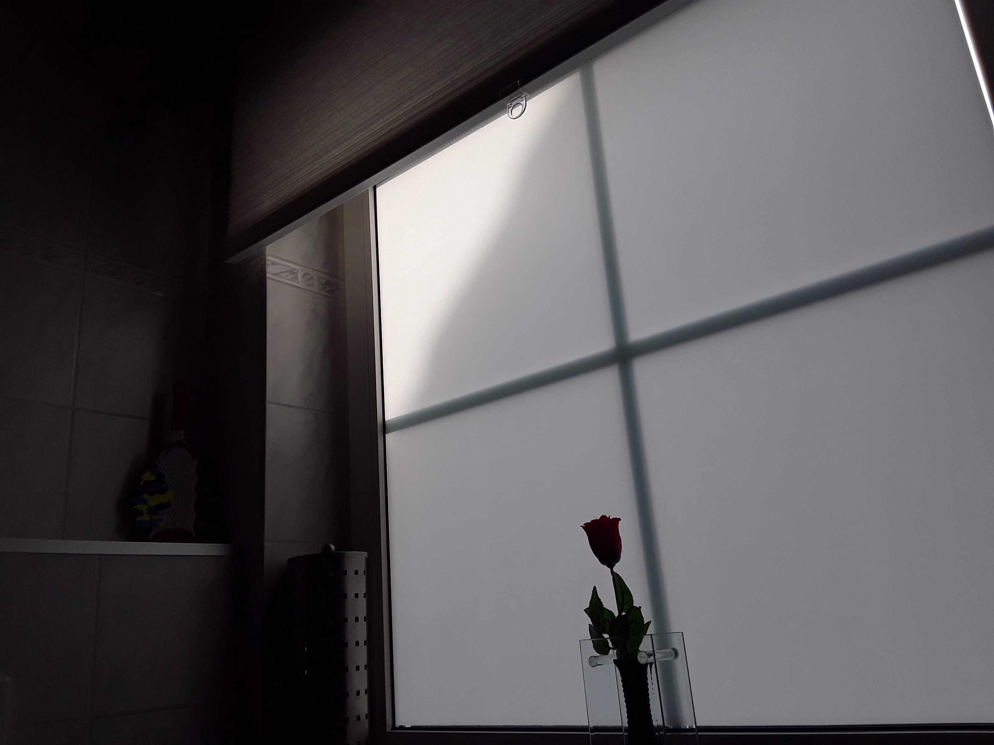 Sichtschutz Fensterfolie weiß matt blickdicht