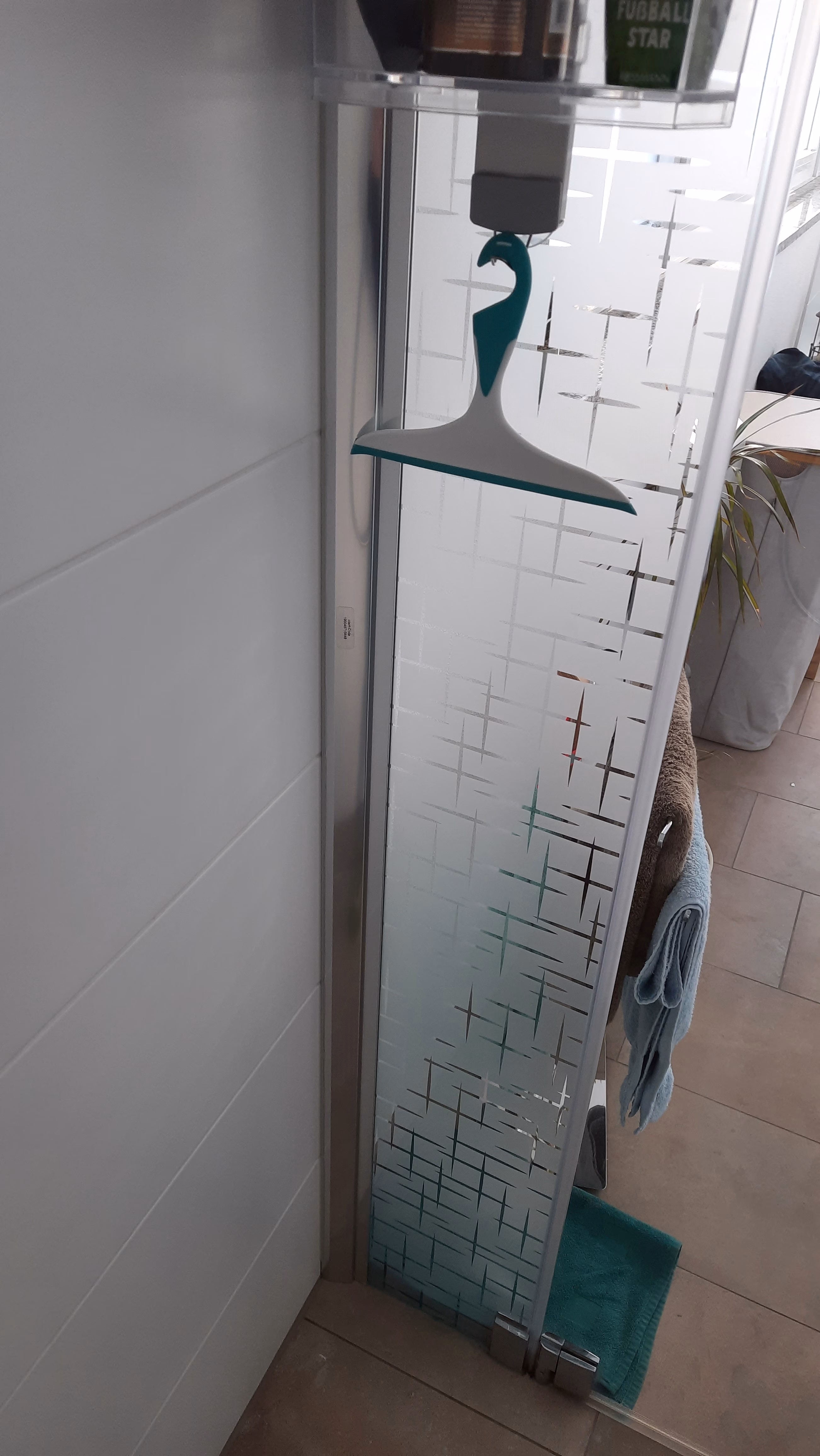 Kreuzdesign Klebefolie für Glastrennwände