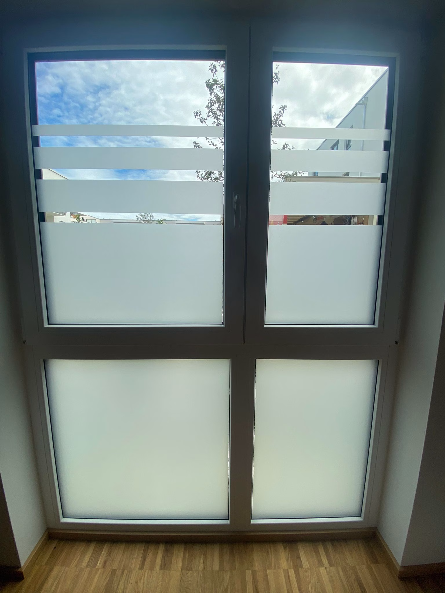 Fensterfolie Streifenoptik