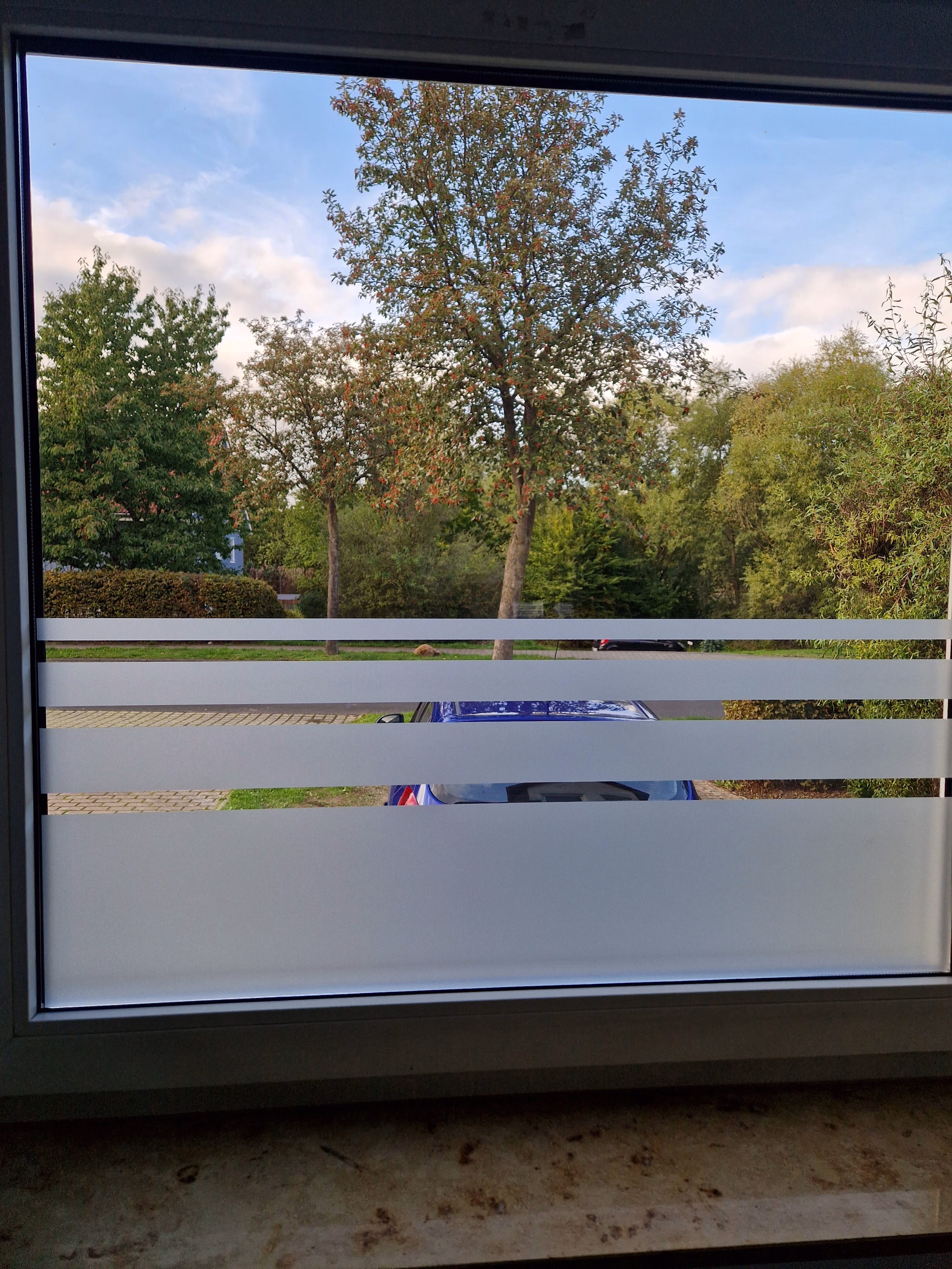Klebefolie Streifendesign nach Maß