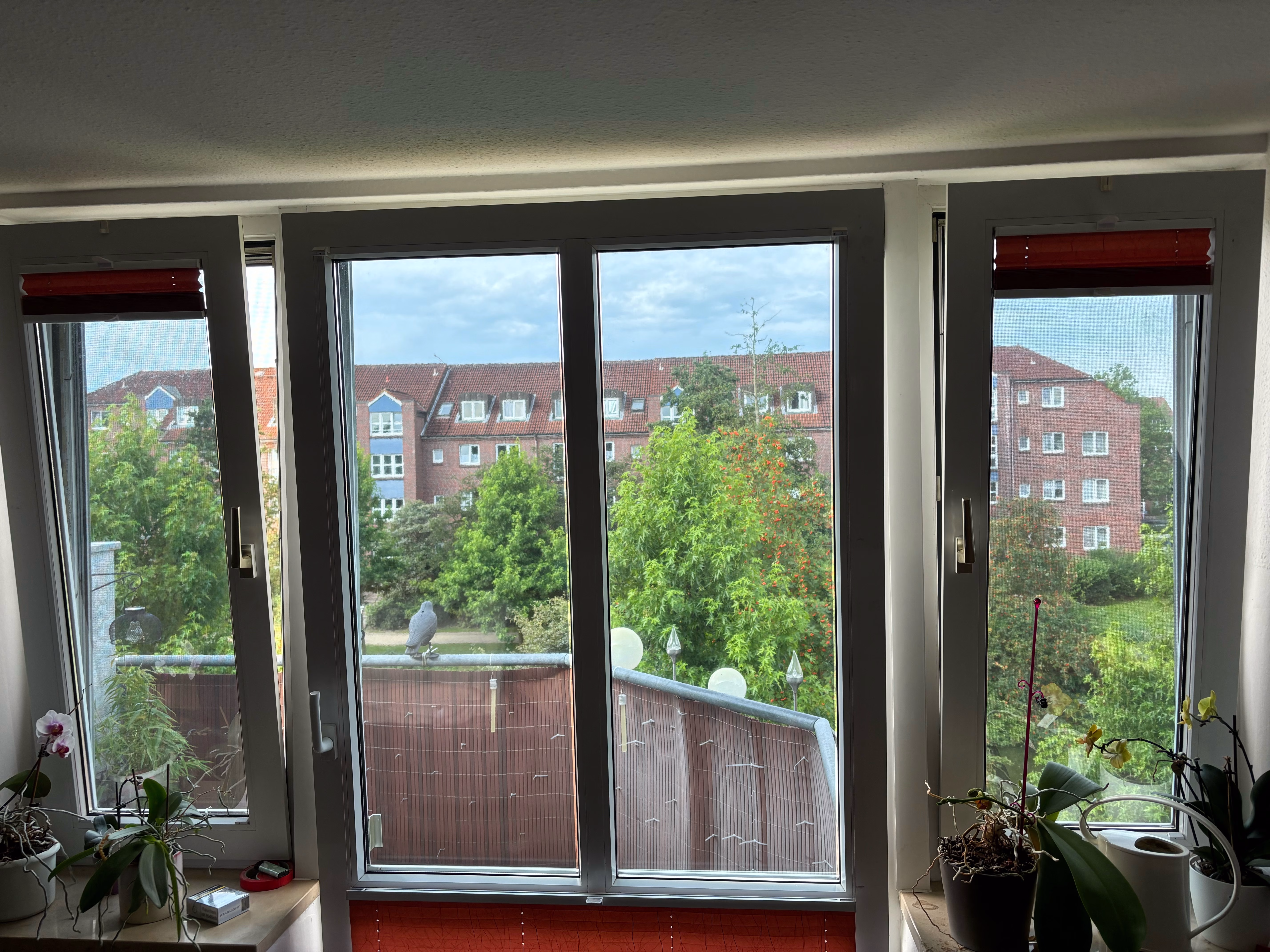 selbsthaftende Sonnenschutzfolie silber mittel verspiegelt