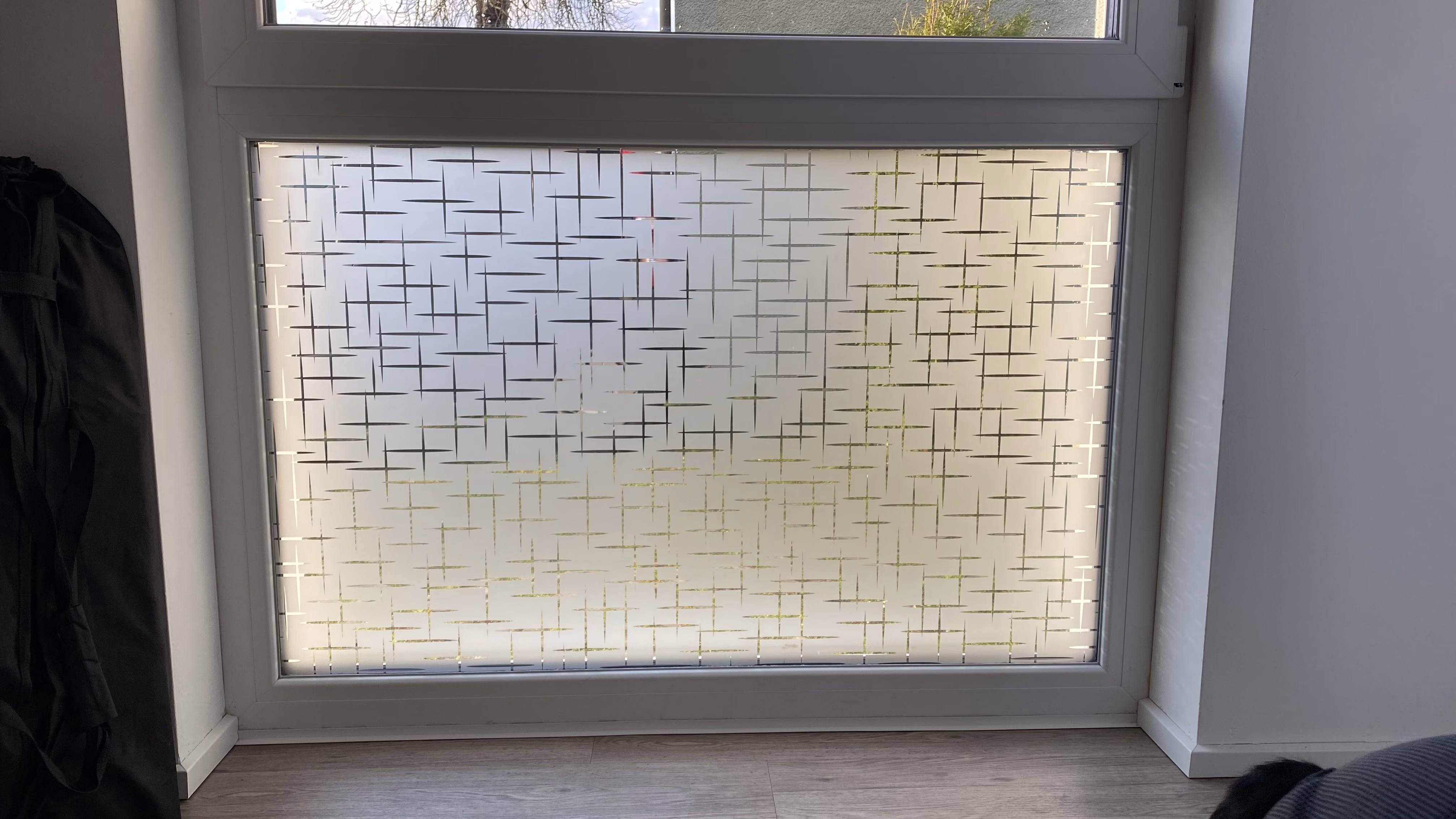 Kreuzdesign Sichtschutzfolie