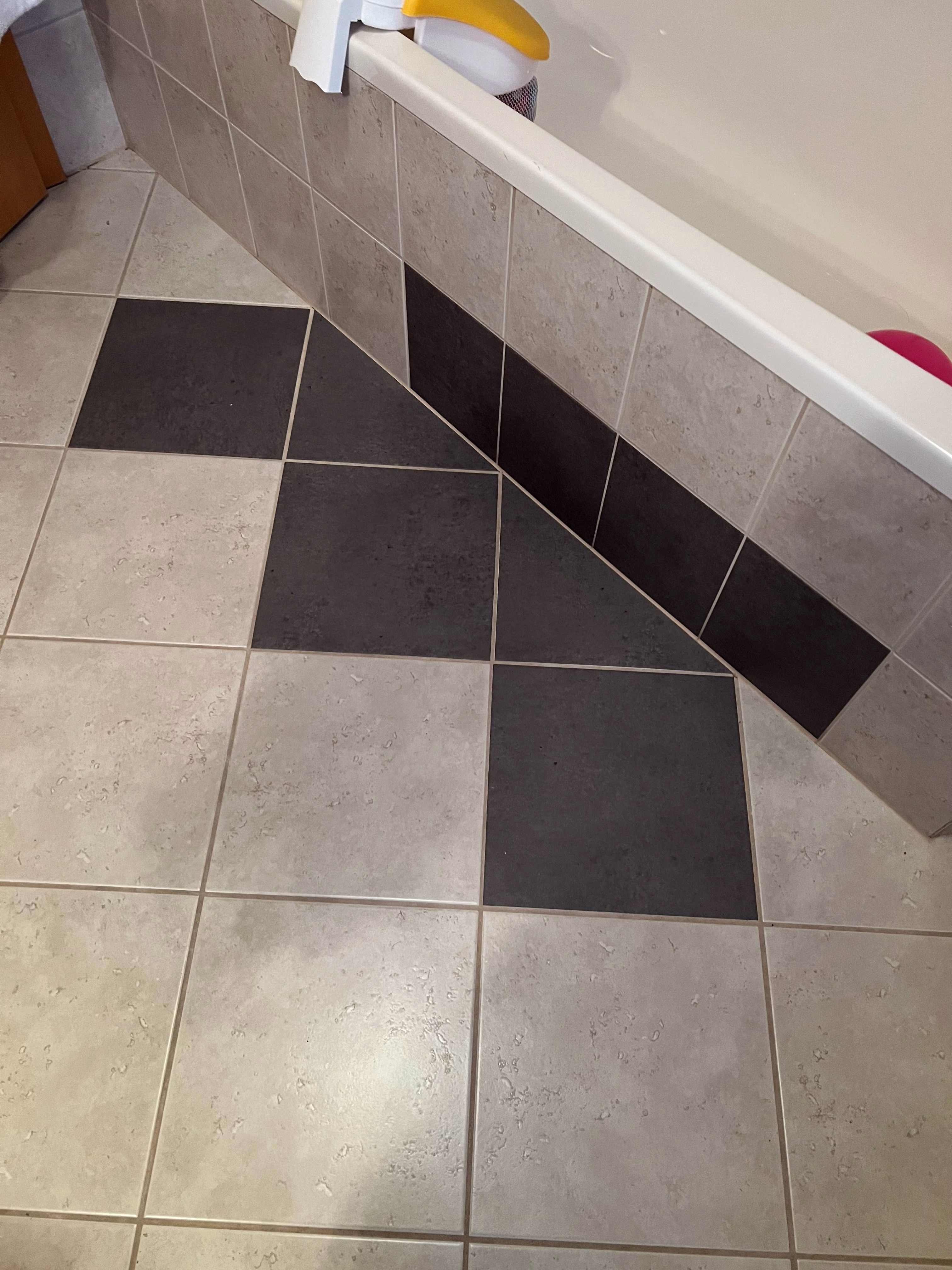 Fliesenfolie Farbton Beton dunkelgrau