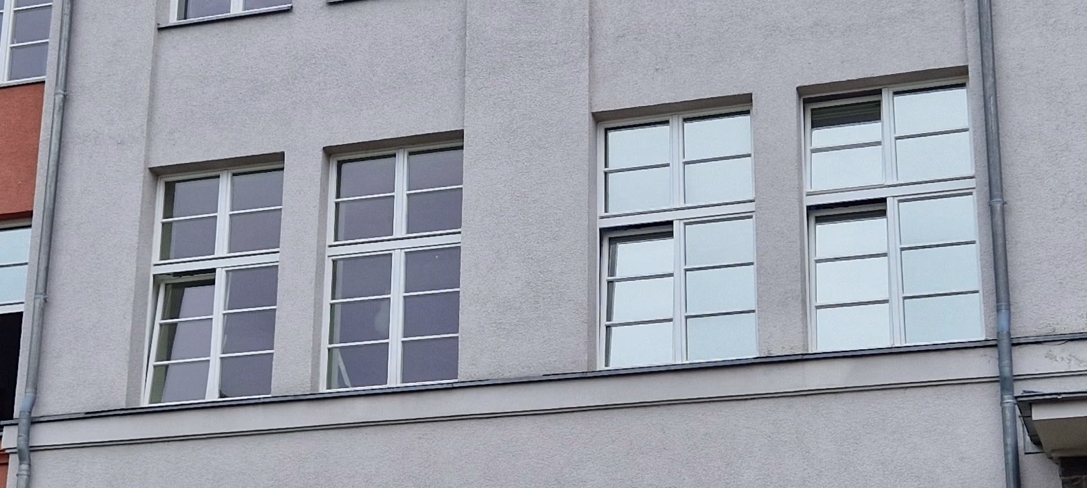 Wärmeschutzfolie, kleberlos, silber mittel verspiegelt für die Außenansicht