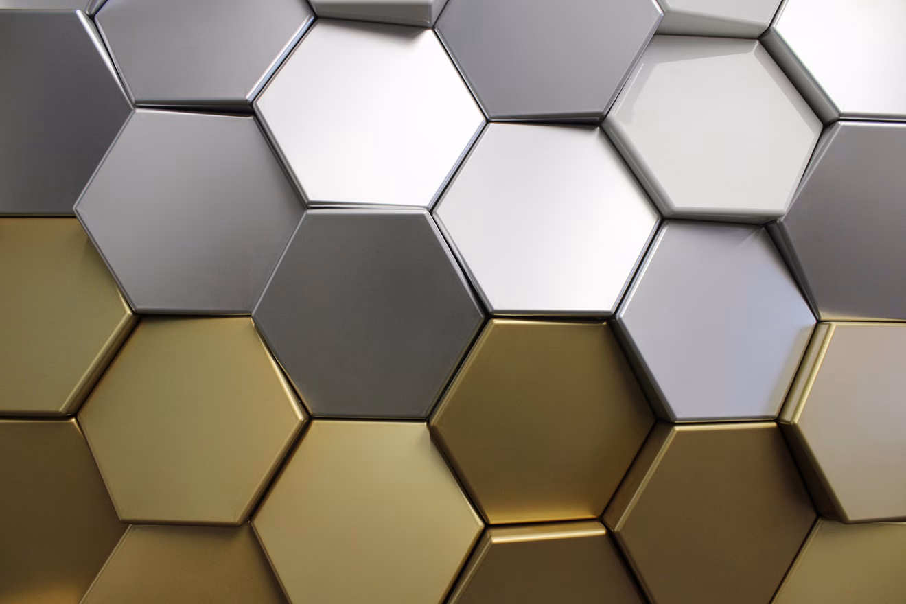 Klebefolien mit Metalleffekt