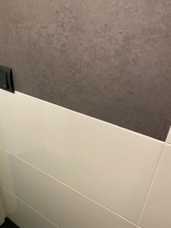 Fliesenaufkleber Beton dunkelgrau