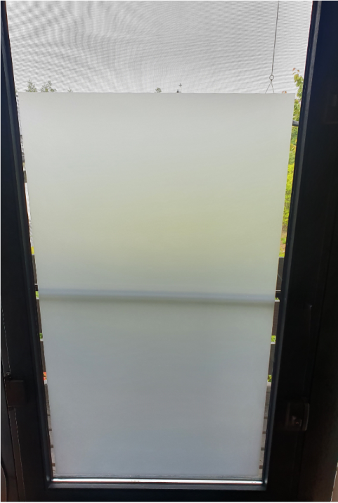 Satinato Fensterfolie matt weiß