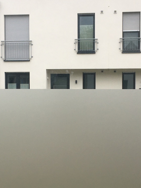Innenansicht Adhäsionsfolie, Ätzglasdesign