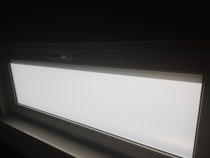 opak weiße Fensterfolie