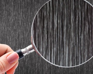 Fliesenfolie, silber gebürstetes Holz