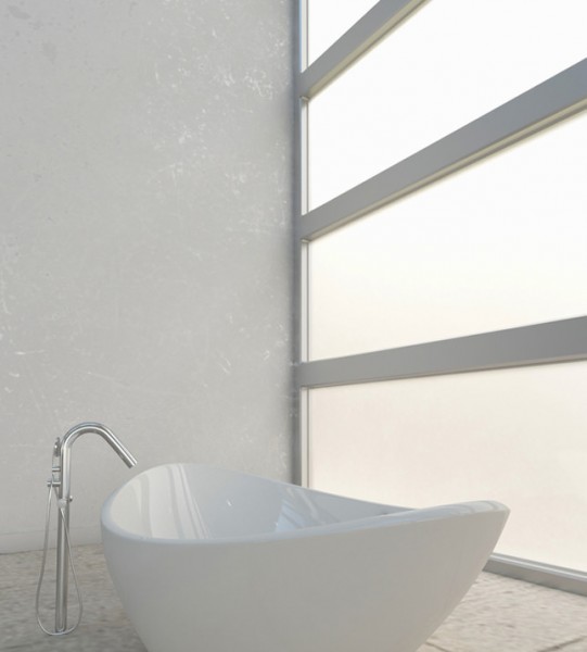 Milchglasfolie im Badezimmer als Sichtschutzfolie