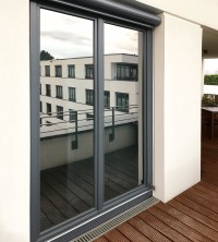 Sonnenschutzfolie, silber dunkel verspiegelt für Fenster