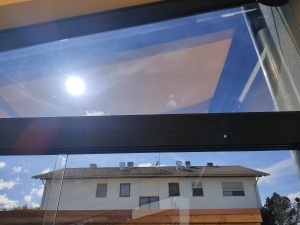 passgenauer Zuschnitt einer Sonnenschutzfolie