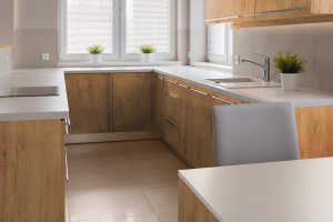Kastanie, Klebefolie in Holzoptik