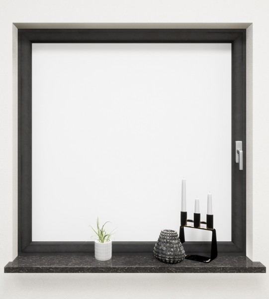 Verdunkelungsfolie für Fenster selbsthaftend, weiß/lichtgrau