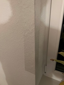 Wandschutzfolie für raue Flächen