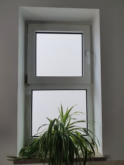 Ätzglasdesign Sichtschutz Fensterfolie