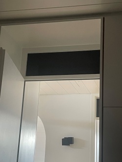 Verdunkelungsfolie, Innenmontage, schwarz/schwarz