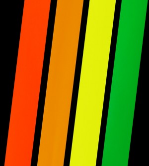 Verschiedene Farben der Signalfolie