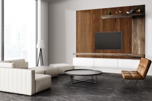 Akazie, Klebefolie in Holzoptik