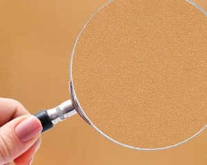 Fliesenfolie, Samt orange gekörnt