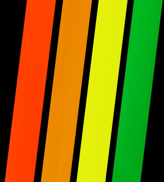 Verschiedene Farben der Signalfolie