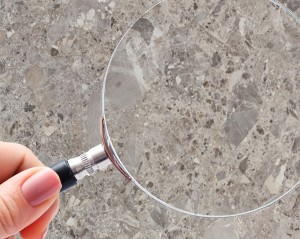 Fliesenfolie, Dunkler Terrazzo