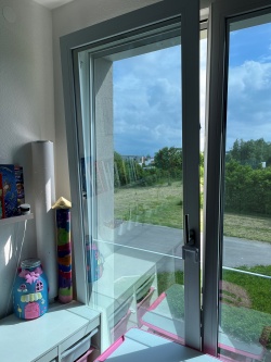Sonnenschutzfolie, silber stark verspiegelt