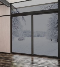 Aluminisierte Isolierfolie,Anti-UV Fensterfolie,Verdunkelung Sichtschutz  Folie,Fenster-Kühlfolie,Reflektierende Fensterfolie,Für den Innen- und  Außeneinsatz,Black-50×120cm(20×47) : : Küche, Haushalt & Wohnen