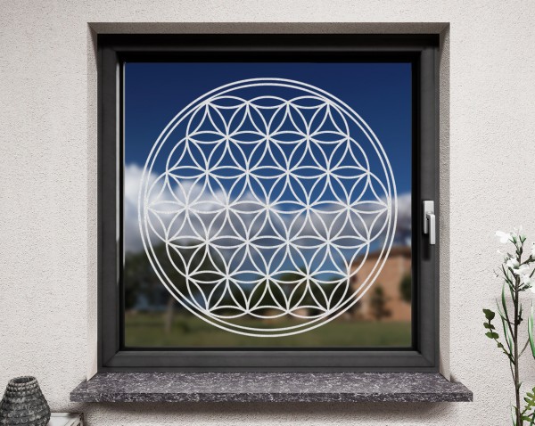 Fenstertattoo, Lebensblume